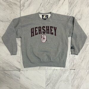 Vintage Hershey Bears Sweatshirt Mens Medium Gray 90s STARTER Hockey